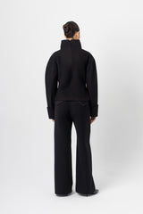 Core Black Wool Top