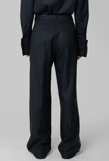 Navy Tailored Pants