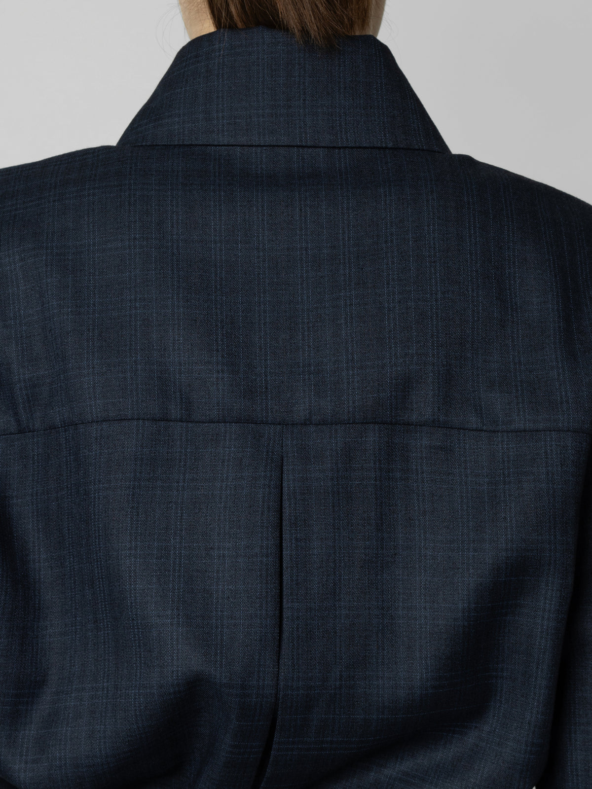 Navy Buttoned-Up Shirt