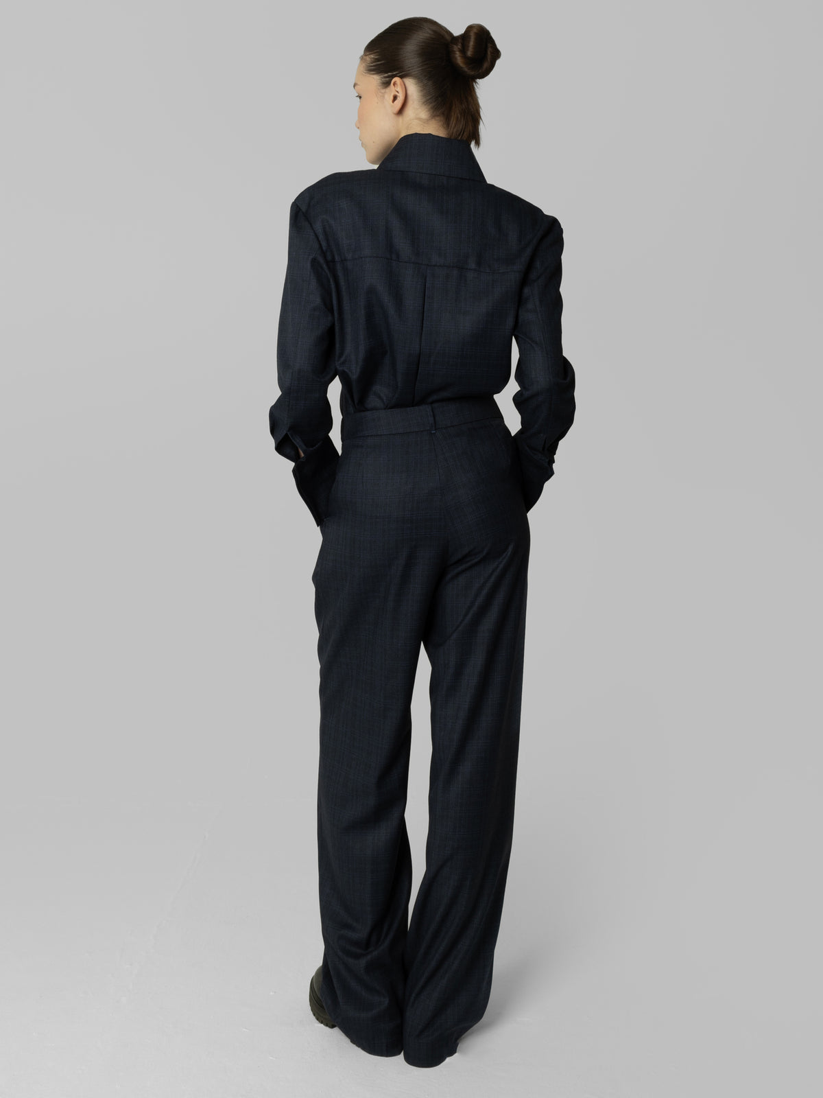 Navy Tailored Pants