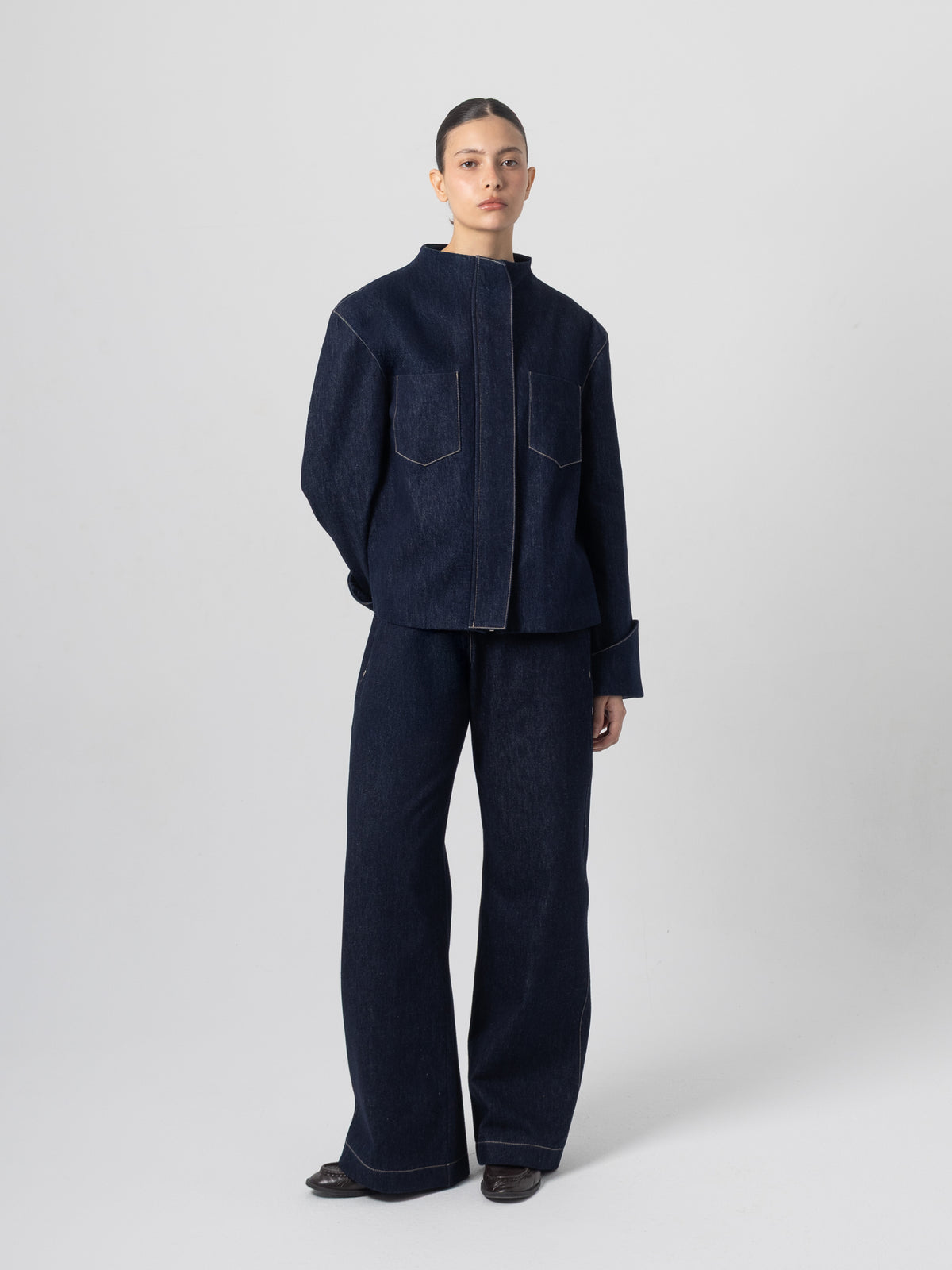 Solin Straight Denim Pants