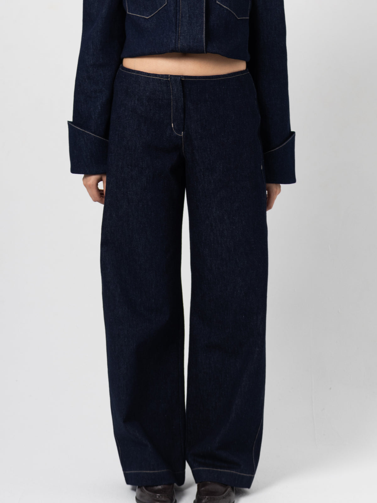Solin Straight Denim Pants