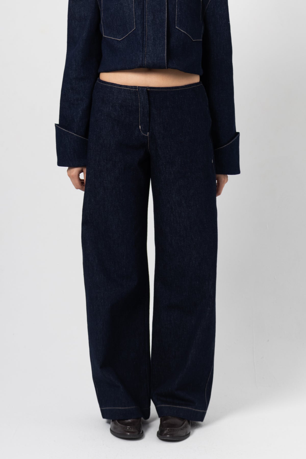 Solin Straight Denim Pants