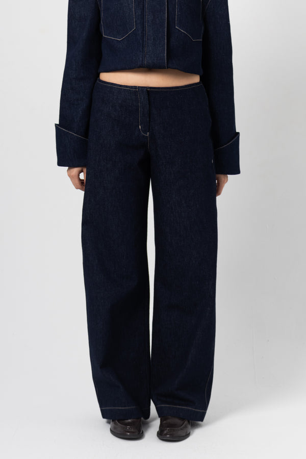 Solin Straight Denim Pants