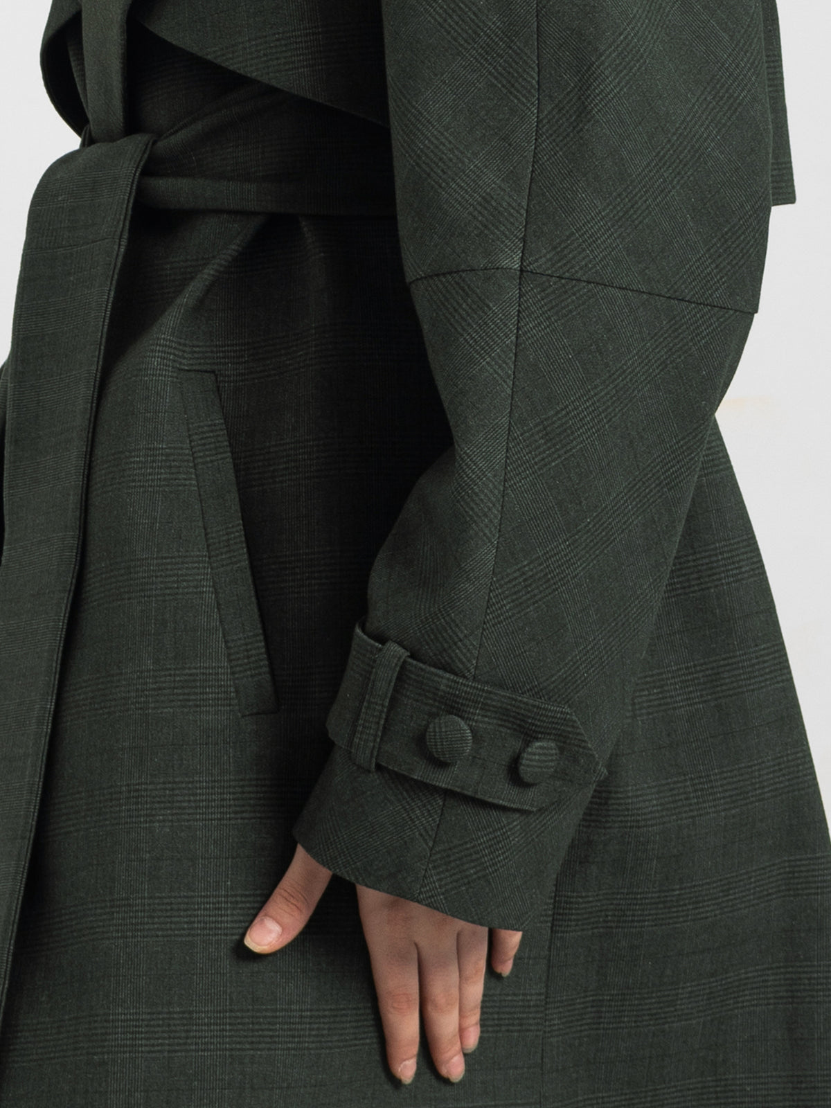 Forest Green Trench Coat