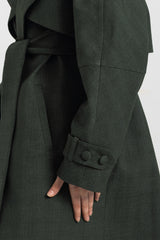 Forest Green Trench Coat