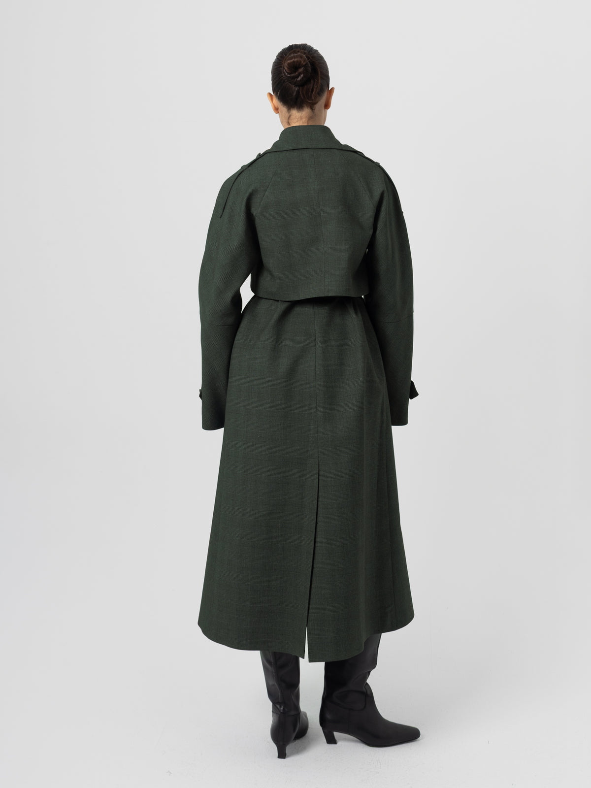 Forest Green Trench Coat