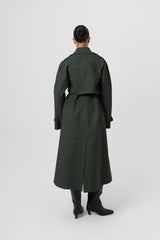 Forest Green Trench Coat
