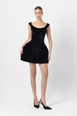 Sculpt Velvet Dress