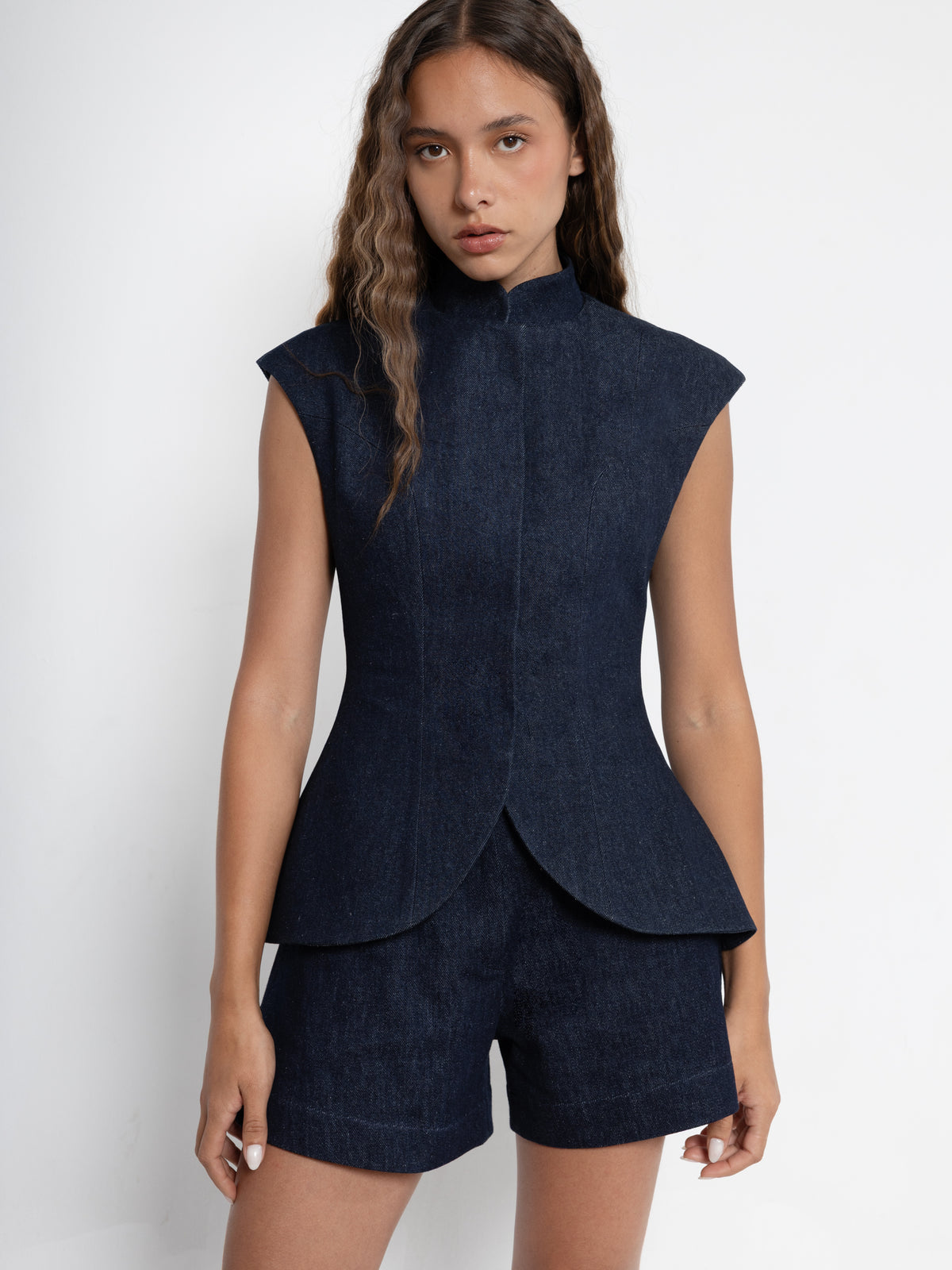 Precision Denim Vest