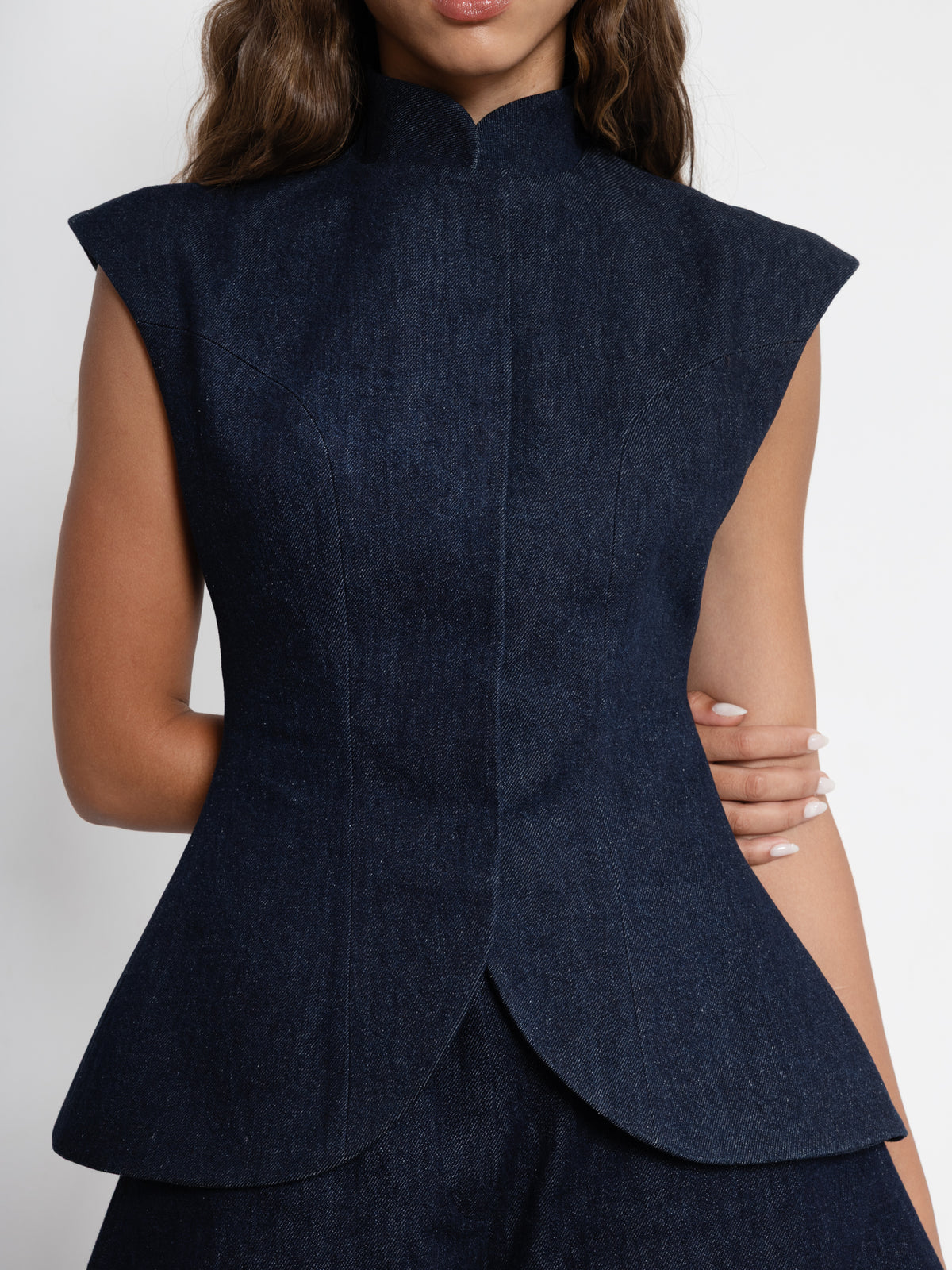 Precision Denim Vest