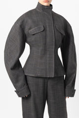 Rotate Grey Fitted Jacket