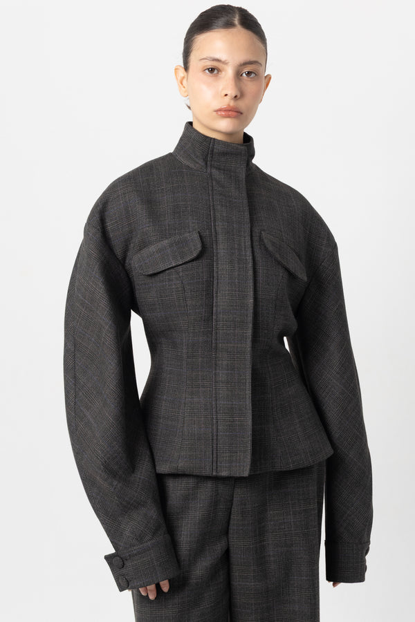 Rotate Grey Fitted Jacket