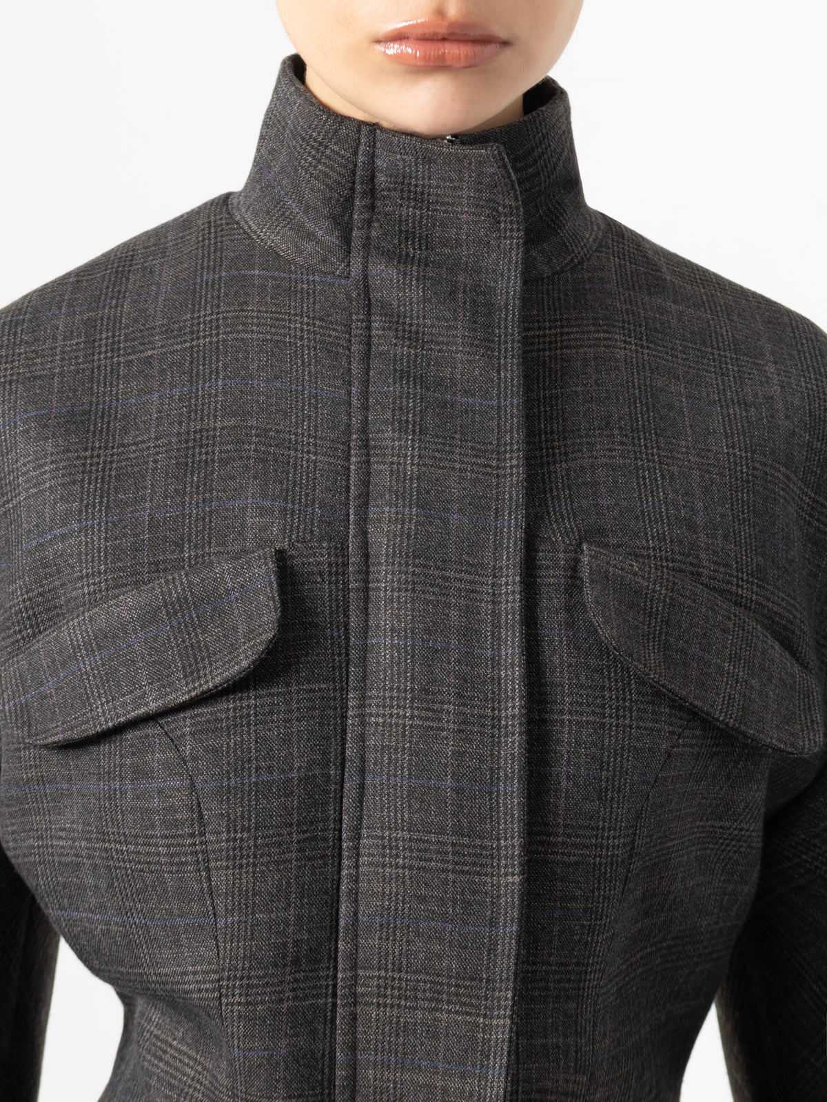 Rotate Grey Fitted Jacket