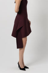 Nova Burgundy Dress