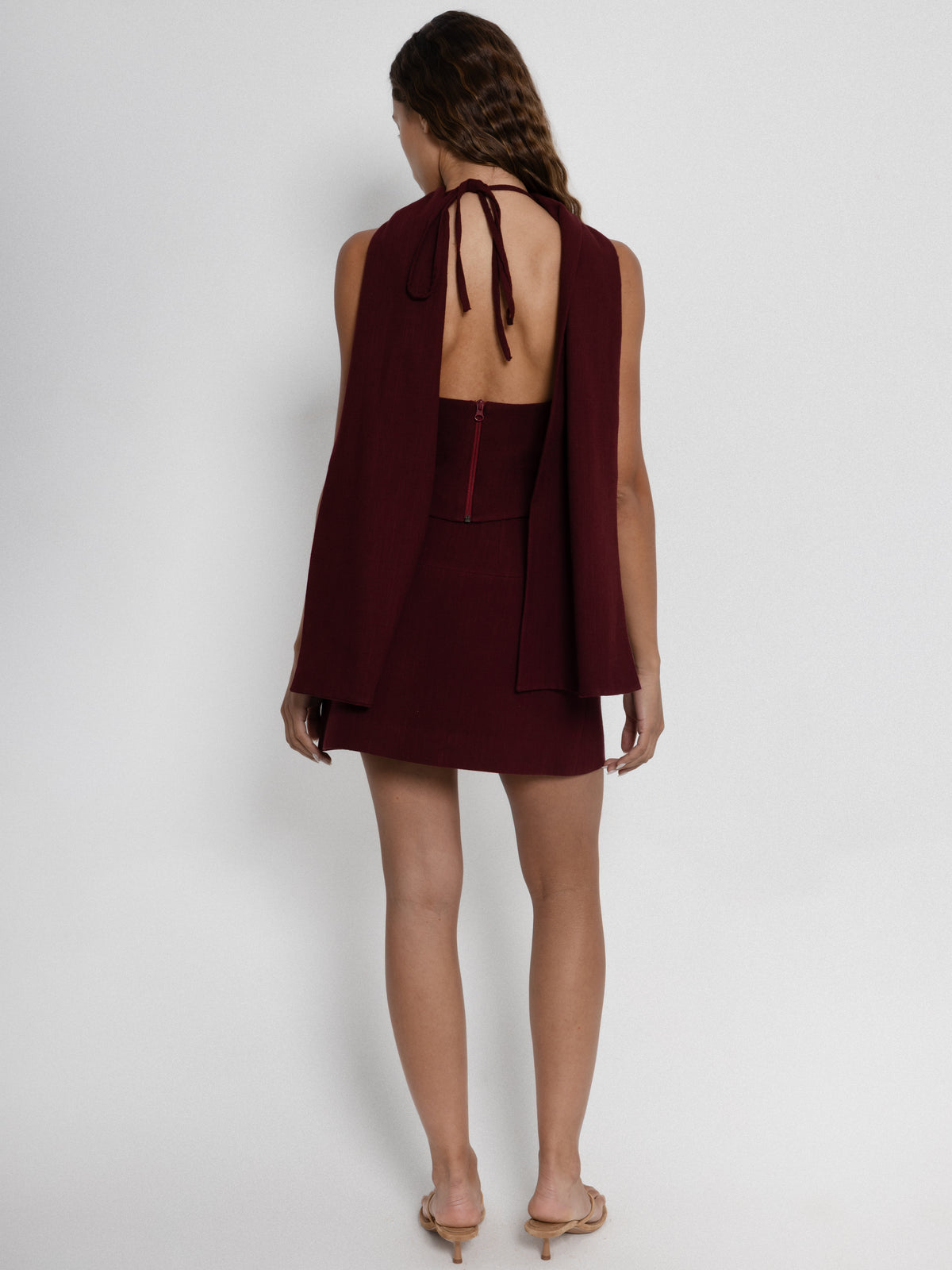 Halter Burgundy Top