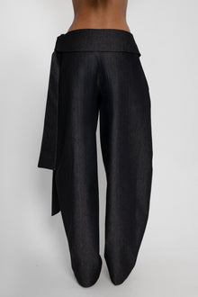 Balloon Grey Denim Pants