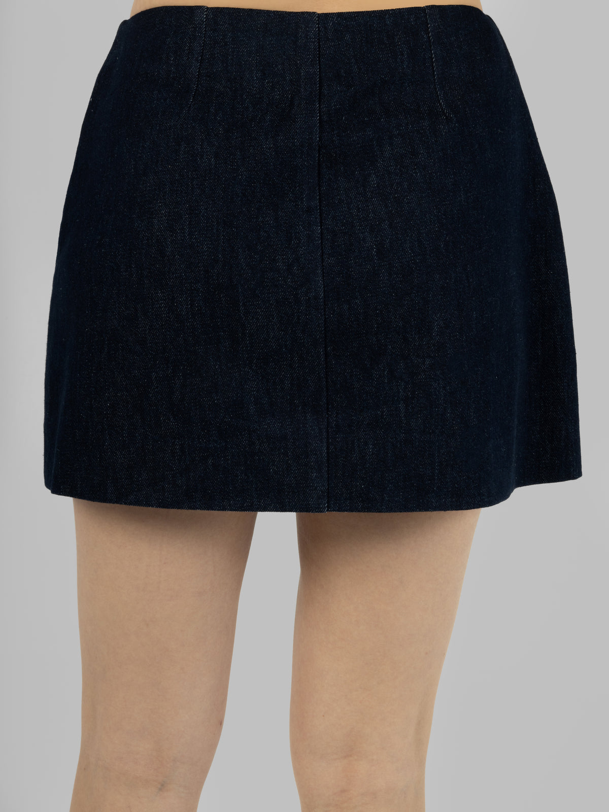 Halo Denim Mini Skirt