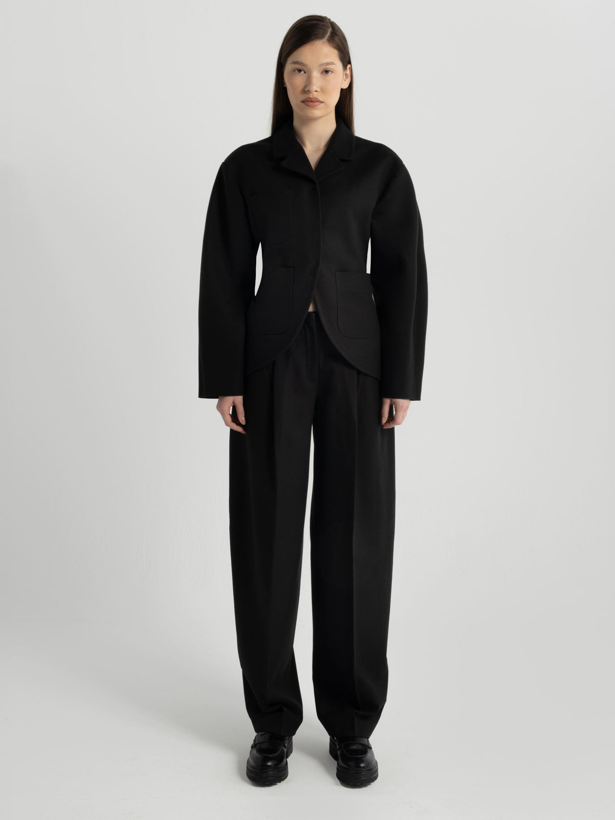 Axis Black Wool Jacket