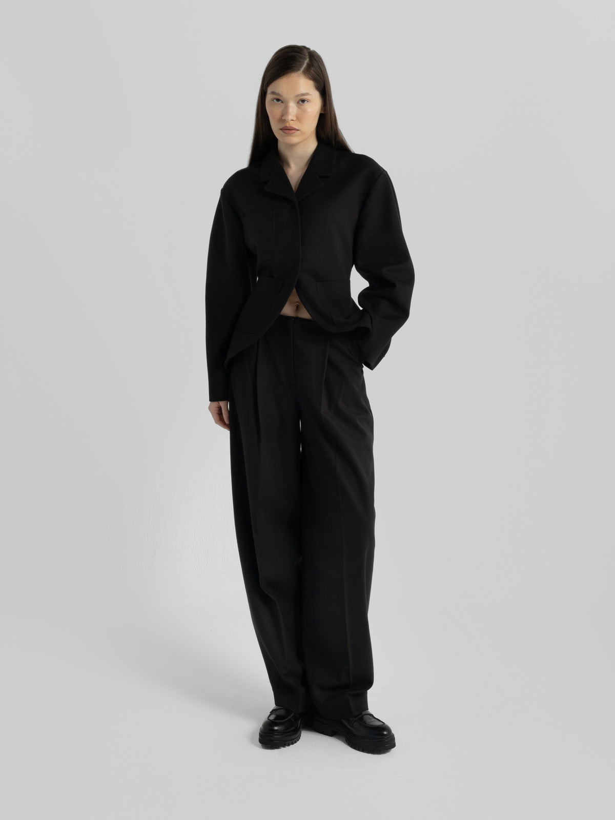Axis Black Wool Jacket