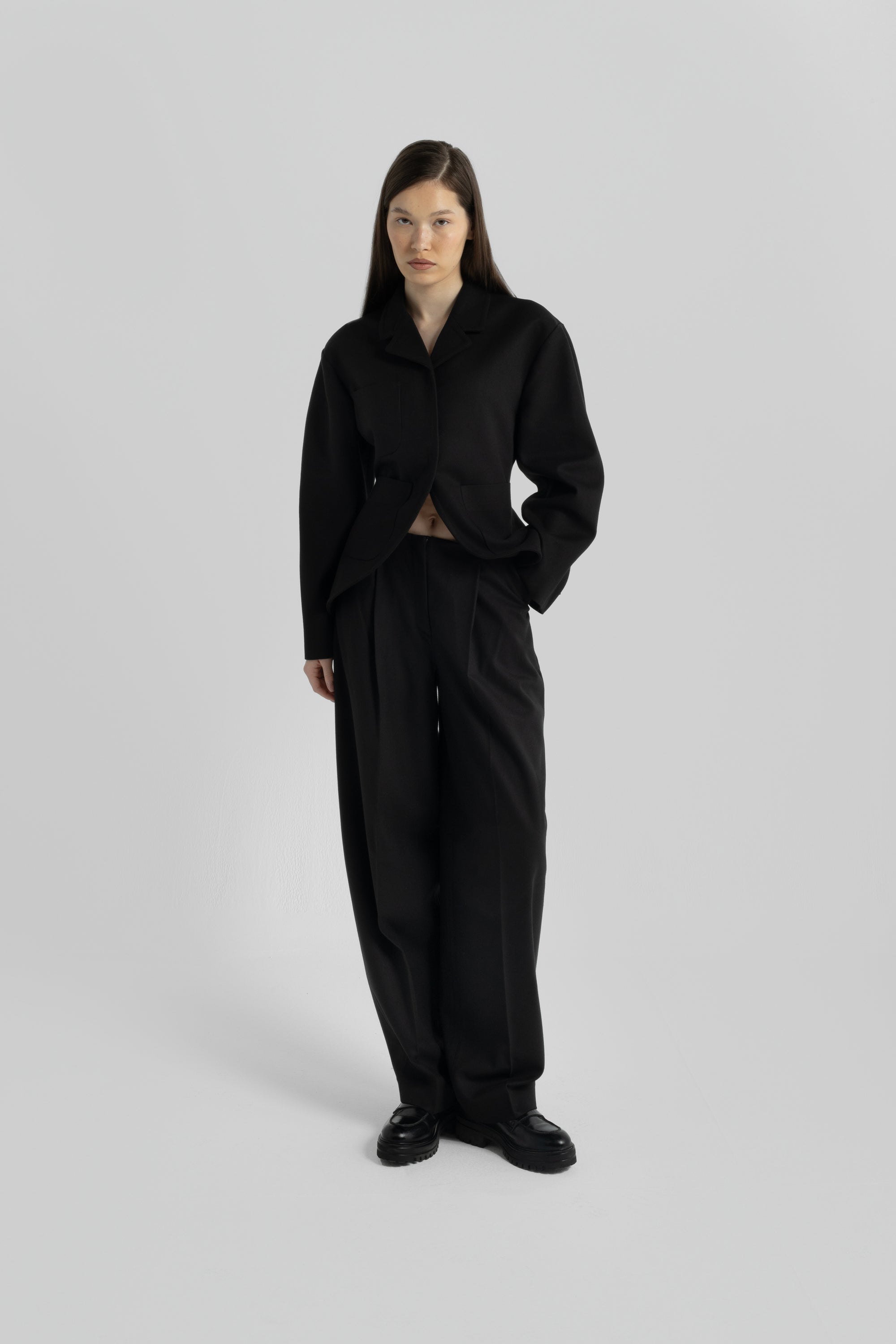 Axis Black Wool Jacket