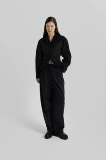 Axis Black Wool Jacket