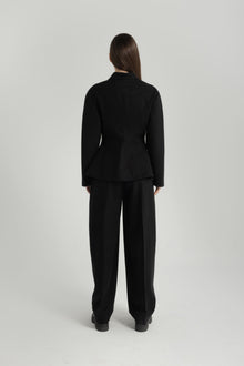 Axis Black Wool Jacket
