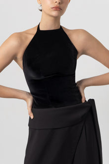 Verta Velvet Top