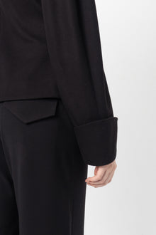 Core Black Wool Top