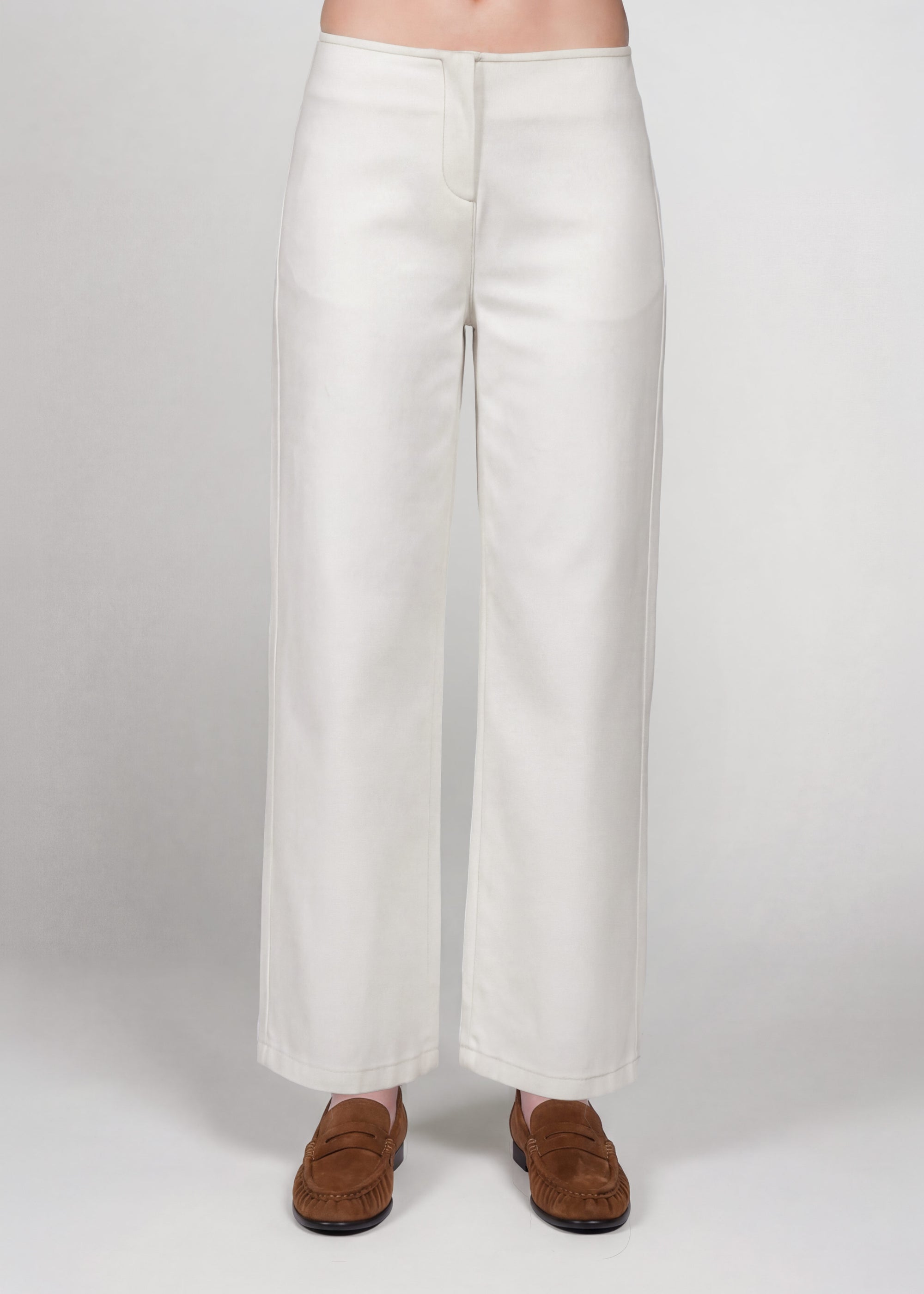 LUME WHITE DENIM PANTS