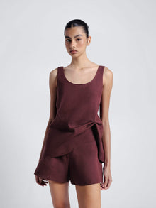 ASTERIA MAROON TOP