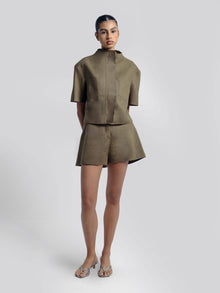 ZEPHYR OLIVE SHORTS