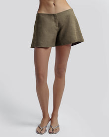 ZEPHYR OLIVE SHORTS