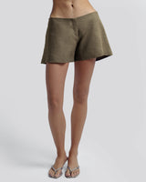 ZEPHYR OLIVE SHORTS