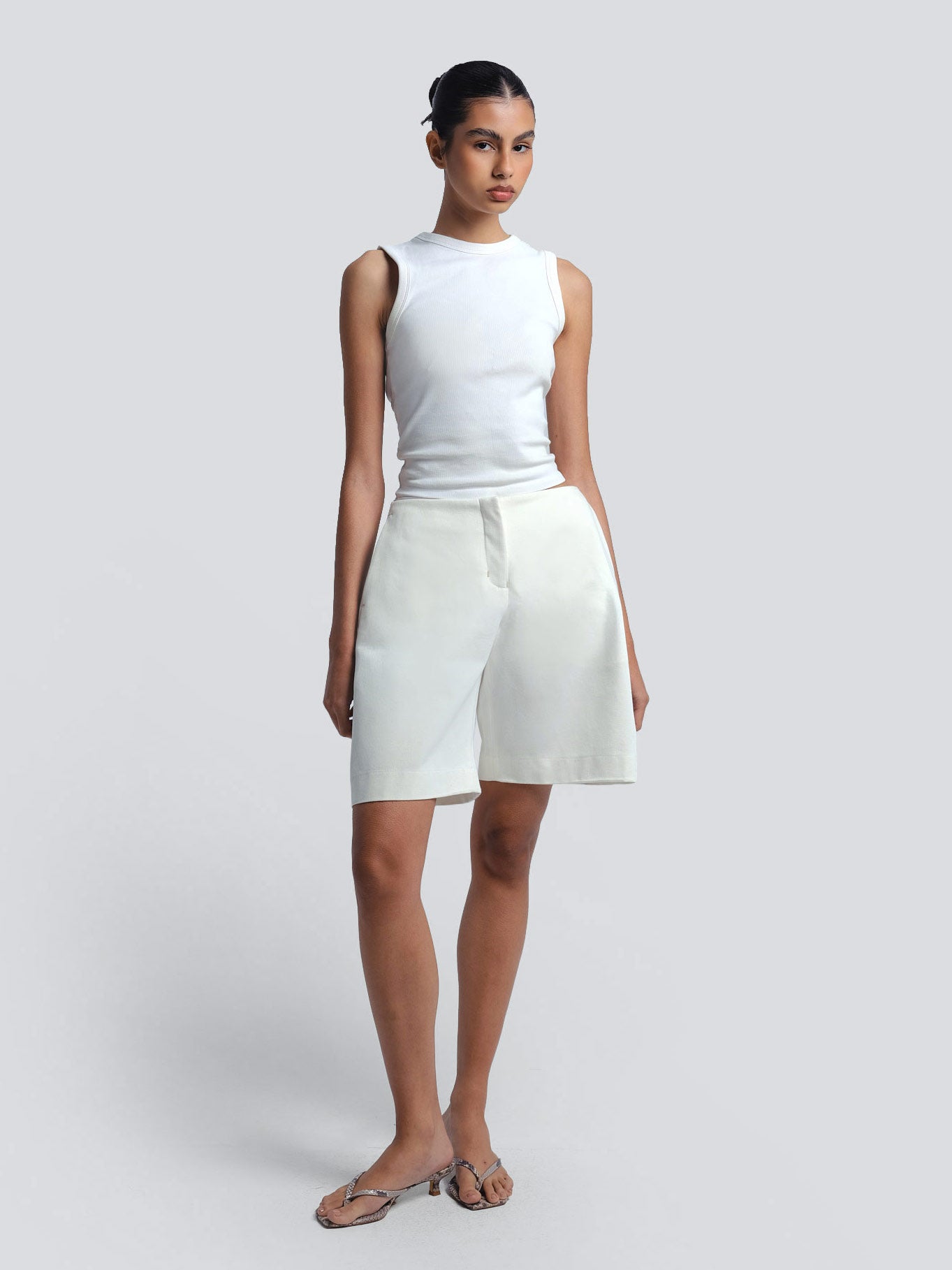 DENIM BERMUDA SHORTS