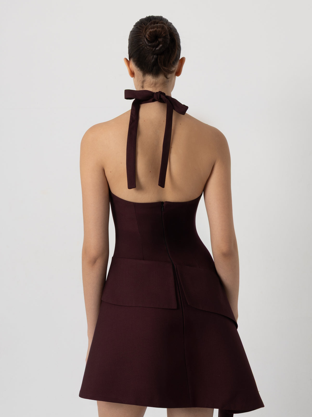 Nova Burgundy Dress