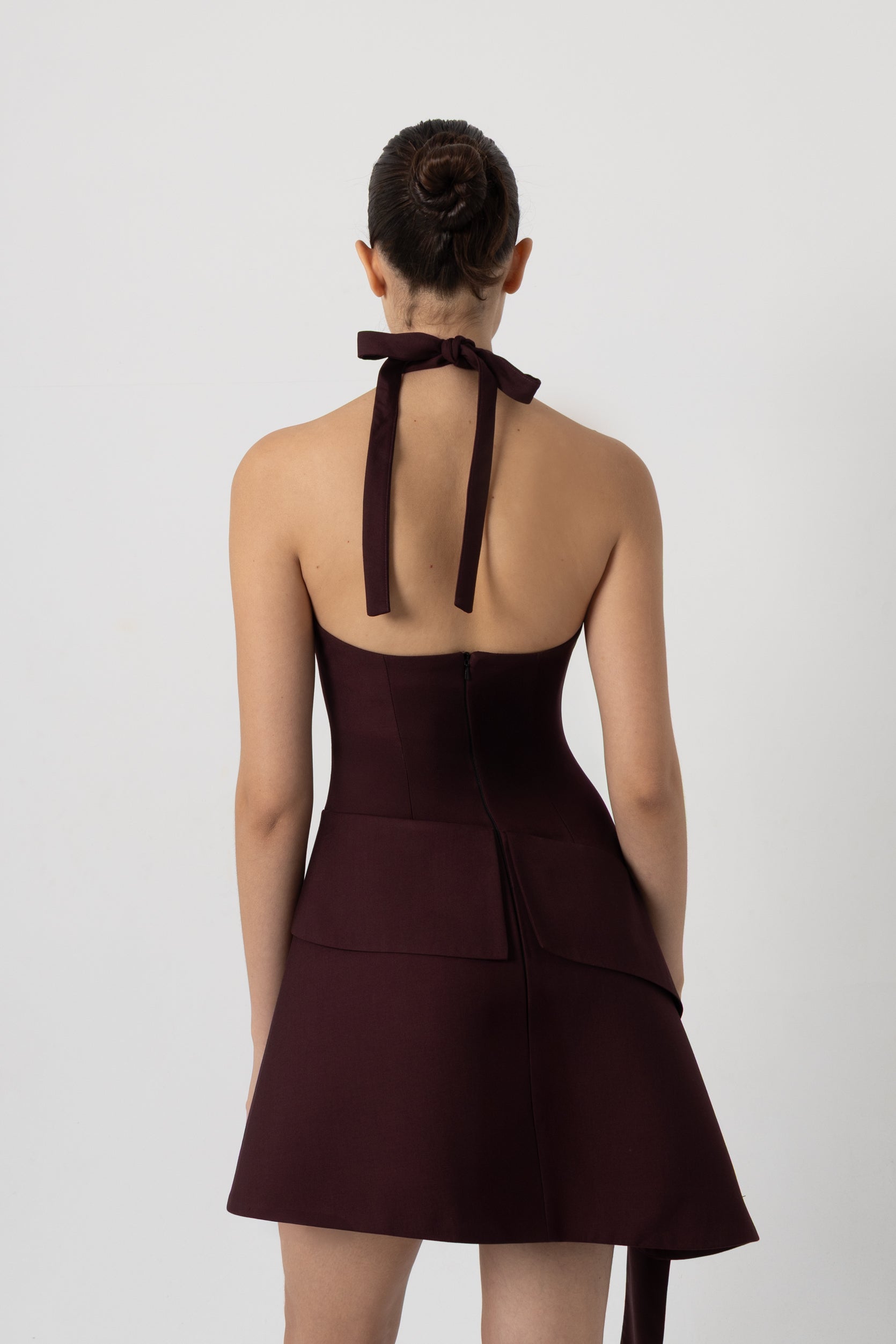 Nova Burgundy Dress