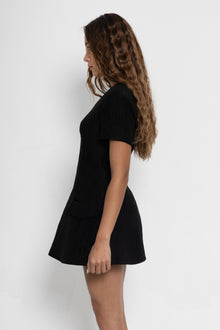 Vertex Black Dress