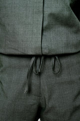 CINCH GREEN DRAWSTRING SHORTS