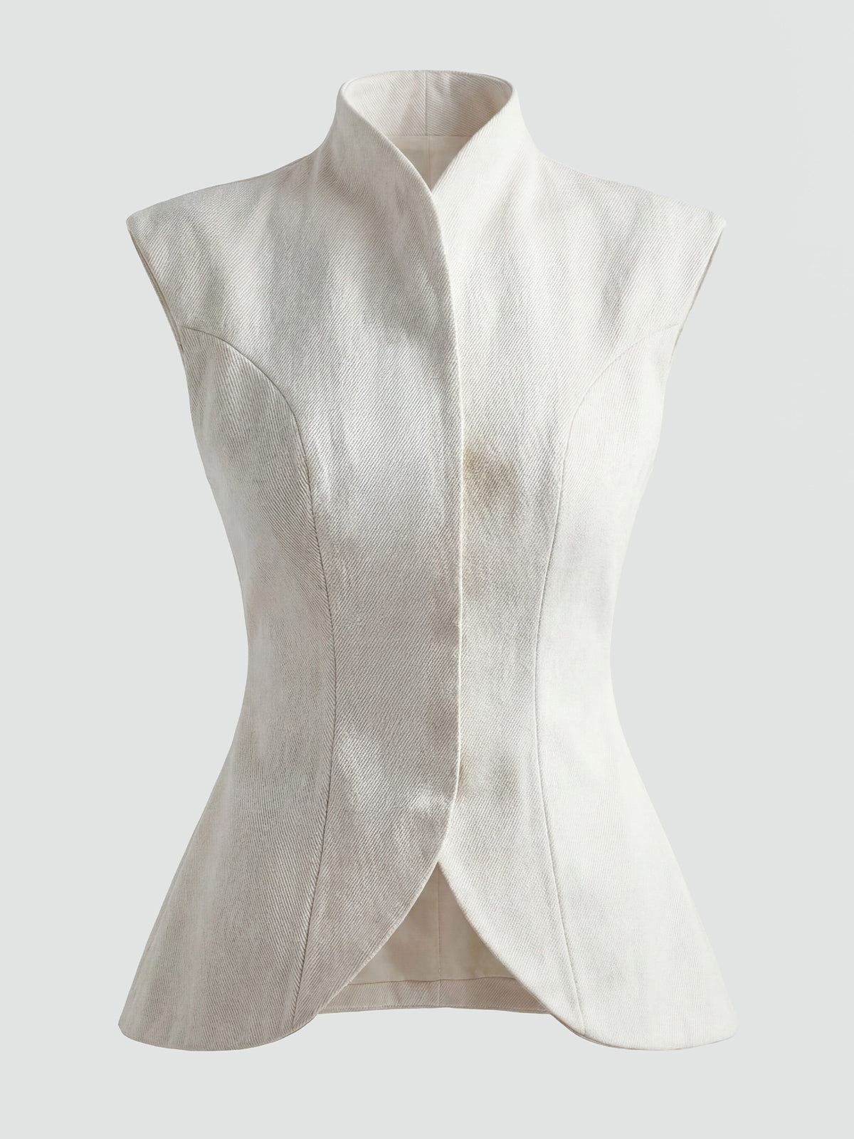 LUME WHITE DENIM VEST
