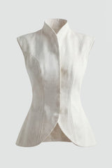 LUME WHITE DENIM VEST
